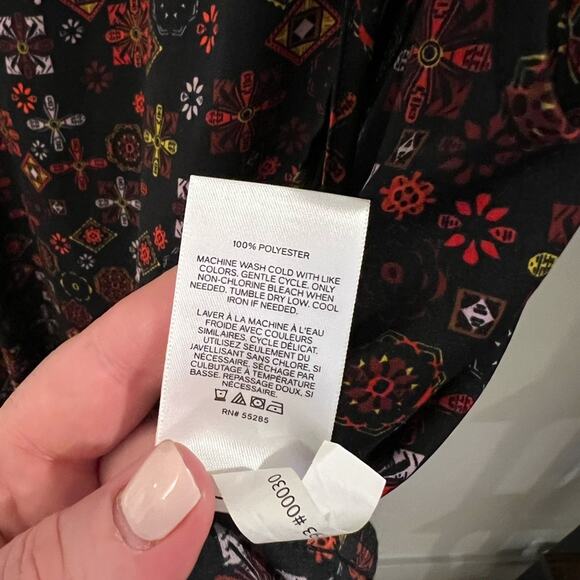 Express High-Low Hemline Faux Wrap Dress Size Large - Picture 15 of 15